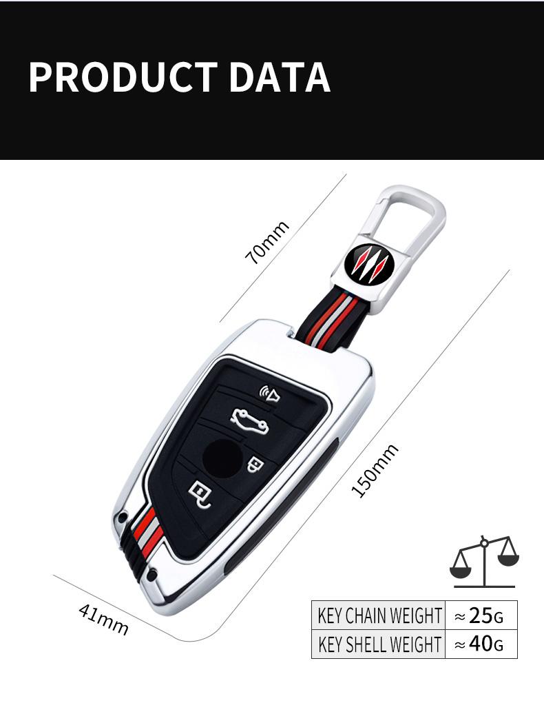 Car Key Case Cover for BMW X1 X3 X4 X5 F15 X6 F16 G30 7 Series G11 F48 F39 520 525 F30 118i 218i 320i Car Interior Accessories
