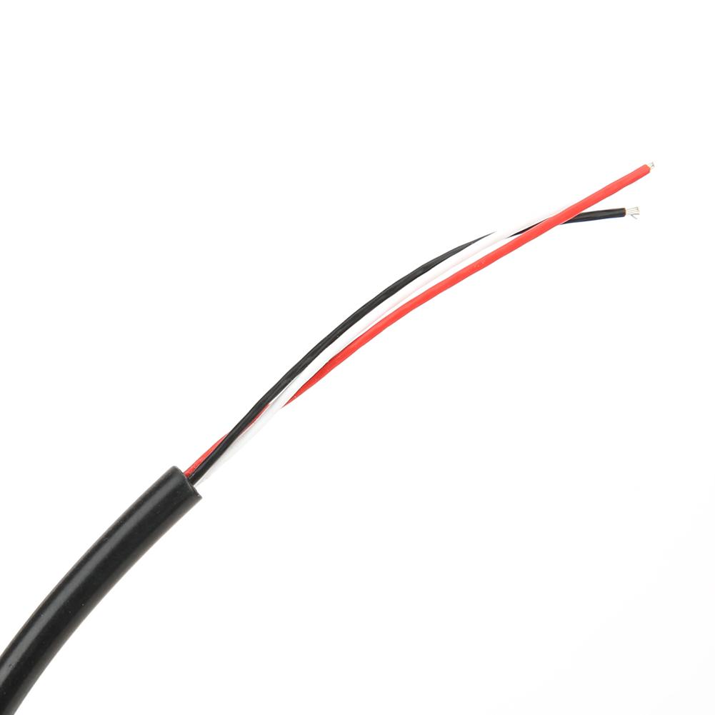 Practical Mixture Material Bicycle 3 Core Signal Cable Bike Lithium Battery Modification Accessory3 Core Male