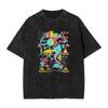 Giochi di Ruolo Deltarune Kri Susie Ralsei Il Mondo Oscuro Stampa Grafica Magliette Uomo Donna Cotone Lavato Vintage Top