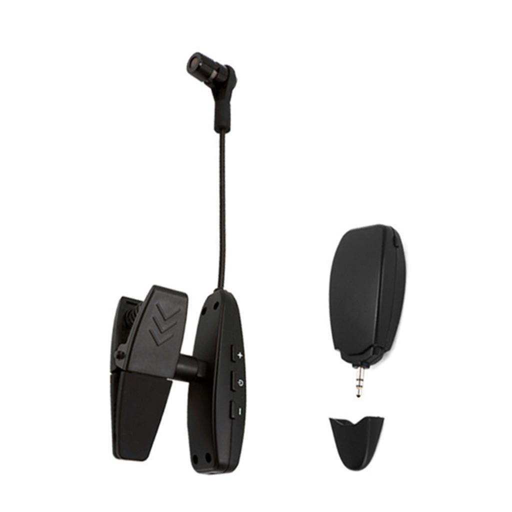 Professional Wireless Instrument Microphone Receiver Transmitter For Saxophone Clarinet Wide Compatibility Quick Setups