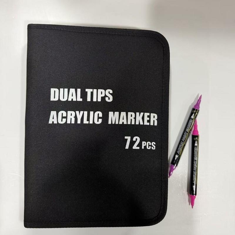 60 Colors 72 Colors Acrylic Water-based Soft Head Acrylic Marker Marker DIY Graffiti Watercolor Pen