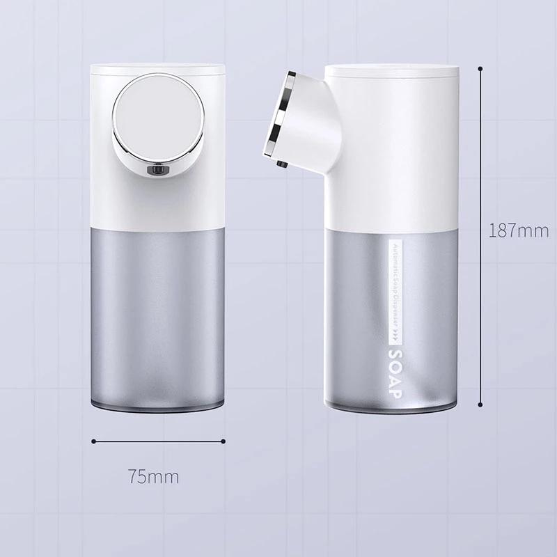 Foam Soap Dispenser Automatic USB Rechargeable 320ml Liquid Soap Dispensers Digital Display Foam Hand Sanitizer Machine For Home