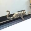 3D Printed Lazy Cat Monitor Topper Sleeping Cat Desk Ornament Cute Desktop Shelf Decor Cat Lover Gift