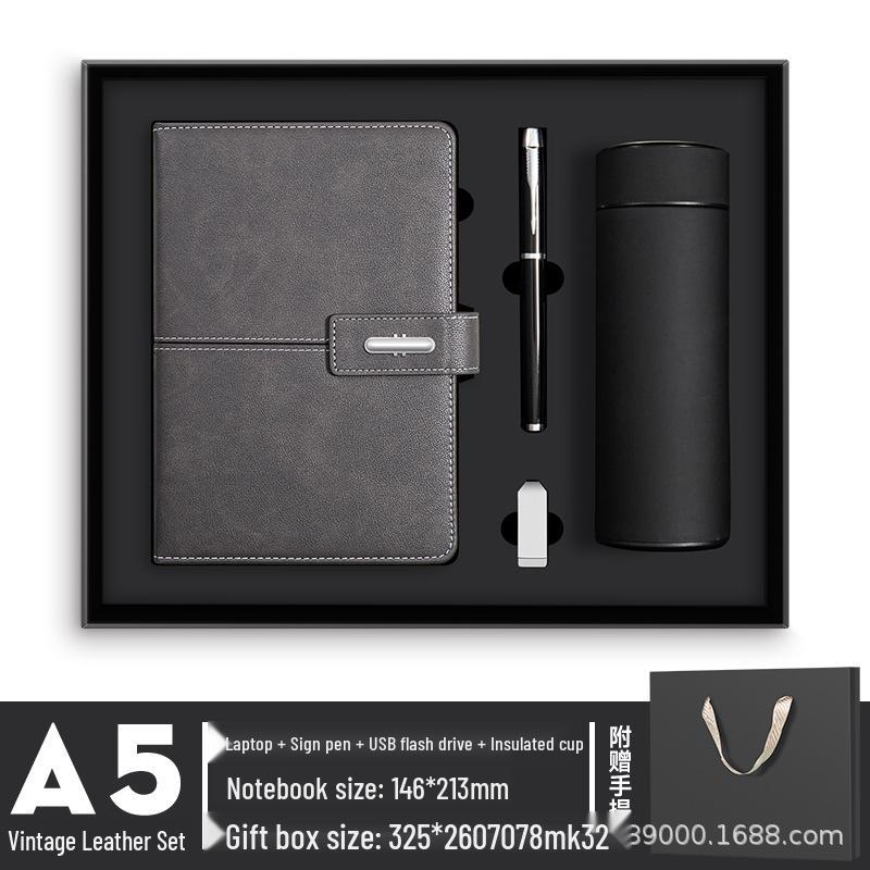 A5 Business Notebook Gift Box Set: Deluxe Office Stationery and Memorable Souvenir