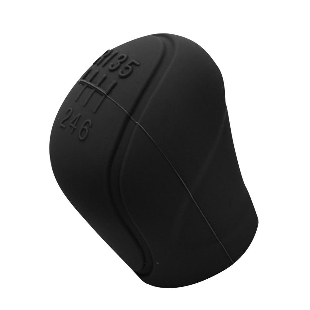 Silicone Car Shift Knob Cover 6 Gears Anti-Slip Design Silicone Shift Knob Collars Auto Shifter Knob Protector For Car Interior