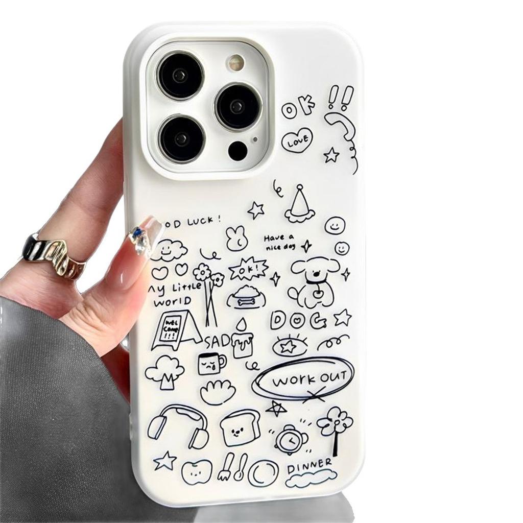 Jelly Two-in-one Mobile Phone Case Three-dimensional Funny for Apple 11 Two-in-one Mobile Phone Case Silicone Thickened Cartoon Cute Style