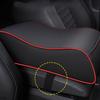 Leather Auto Protection Cushion with Pocket Arm Rest Protector Mat Car Armrest Pad  Central Console