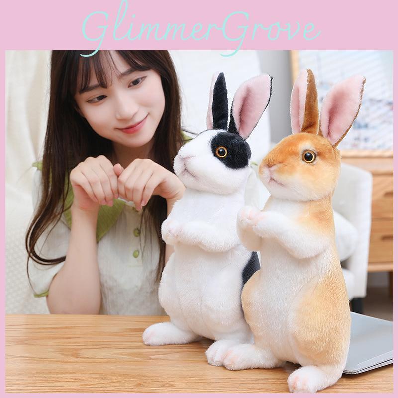 Creative Rabbit Cartoon Plush Toy Photography Decorative Props Stand Cute Pose