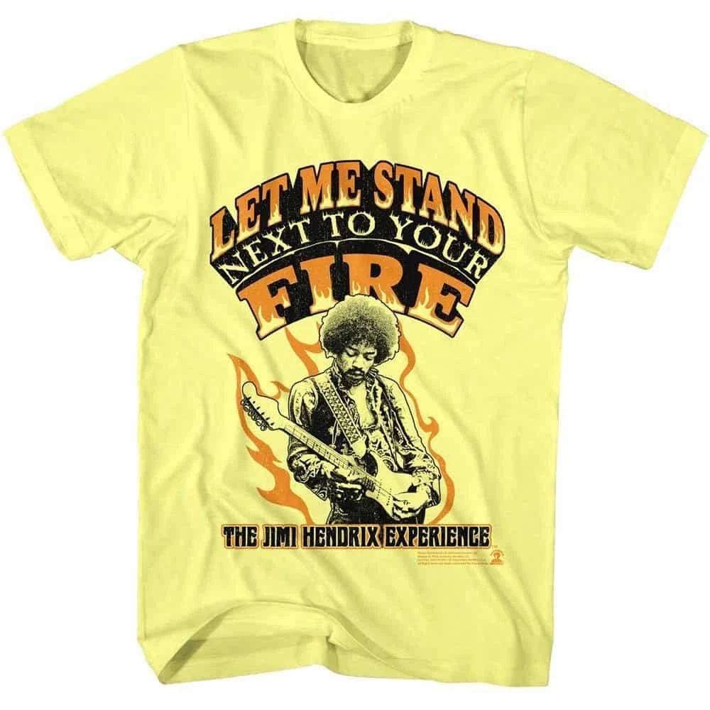 Мужская футболка Jimi Hendrix Let Me Stand Next To Your Fire XL