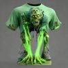 Summer T-shirt Halloween Elements Zombie Horror Party Adult Oversized Women's and Men's