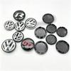 4Pcs 55mm 65mm Car Wheel Center Hub Caps Cover For VW Volkswagen Golf Polo Passat Touran CC B5 B6 B7 Jetta Replace Accessories Zf6