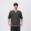 Semir Men's Color Block Waffle Knit Short Sleeve T-Shirt