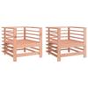 VidaXL Chaises de Jardin 2 pcs, Sièges avec Accoudoir, Fauteuils avec Dossier, Meuble de Terrasse Patio Extérieur, cm Bois 825630