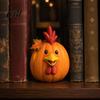 Resin Desktop Statues for Fall Artificial Pumpkin Decor, Cute Animals Decorative Pumpkins, Thanksgiving Pumpkins Rustic Indoor Decor Figurine,