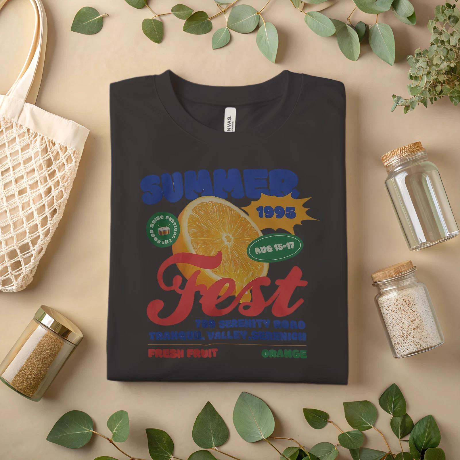 Summer Fest 1995 T-Shirt – Retro Music Festival Graphic Tee, Vintage Summer A110 M