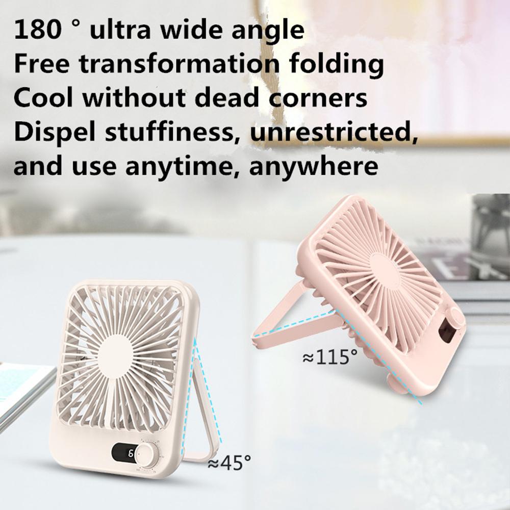 SK-101 USB Powered Silent Fan 100 Wind Speeds Mini Summer Desktop Fan Cooler (CE,FCC Certified)