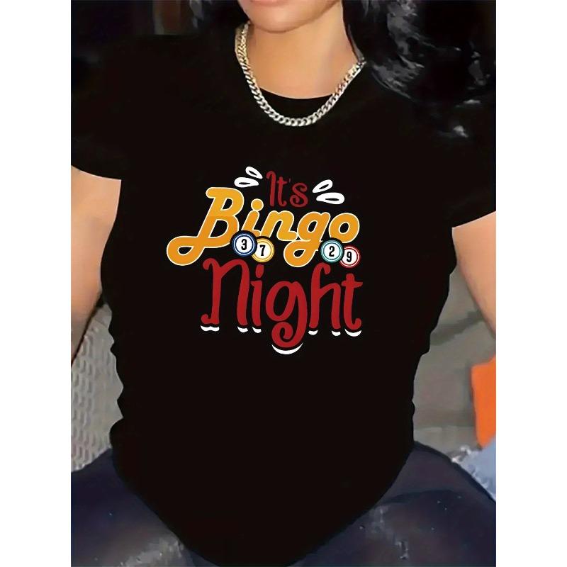 

Short-Sleeved T-Shirt for a Cozy for Bingo Night at Home, Made to Last And Provide Comfort, Great for Activities in The Living Room 4XL чорний