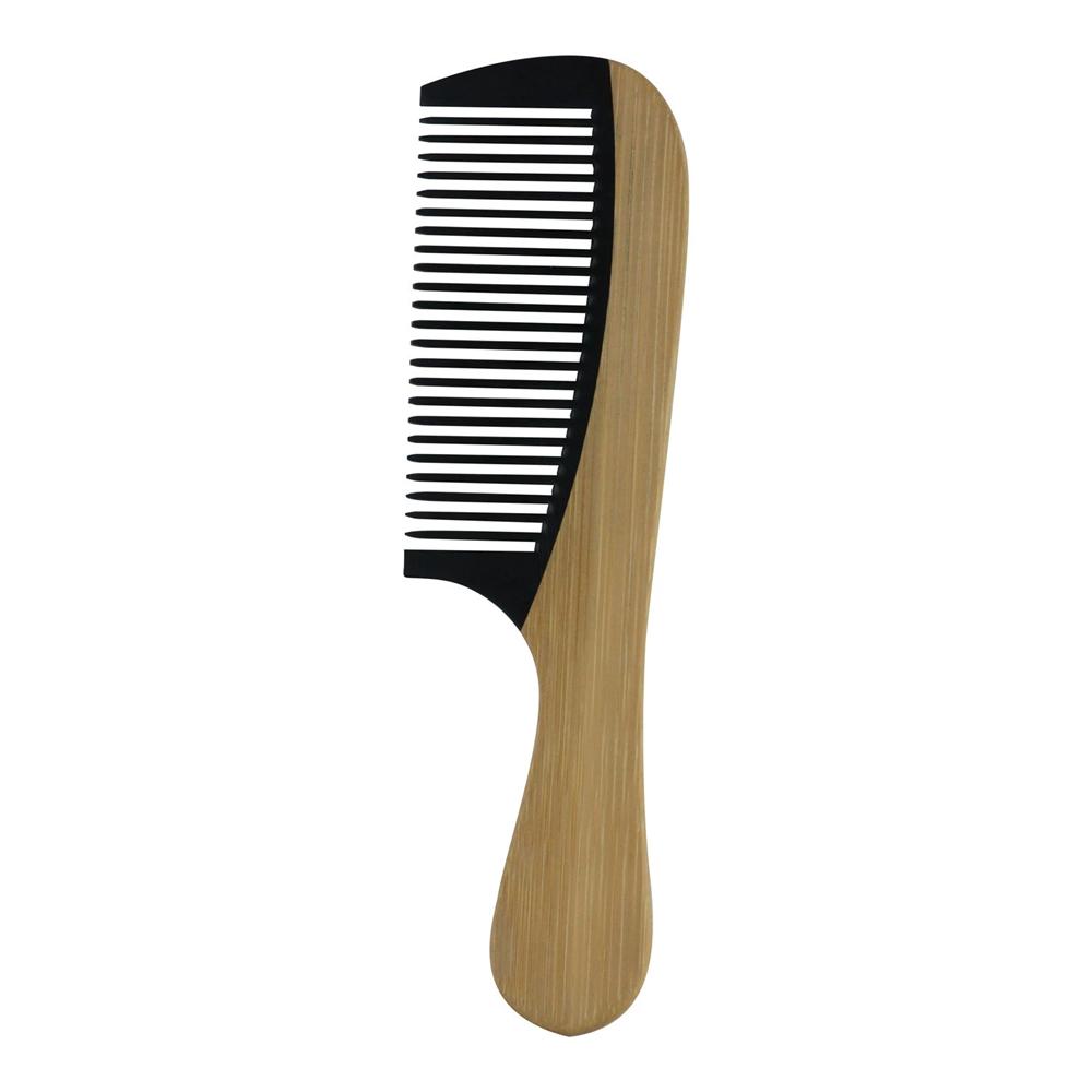 1PC Natural Bamboo Wooden Tail Hair Combs Hairs Care Healthy Massage Close-Tooth Comb Professional Barber Styling Tools
