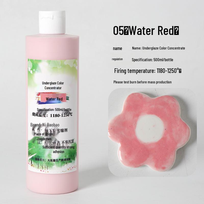 Ceramic Underglaze Concentrate 500ml – Medium Temp Pigment for Pottery Painting