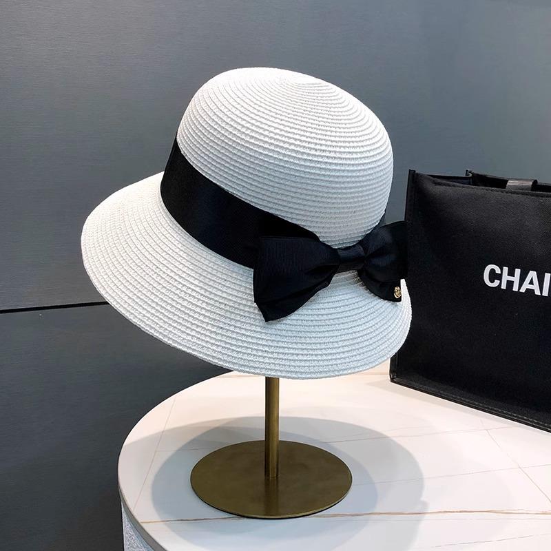 

Соломенная шляпа женская летняя с бантом соломенная пляжная шляпа для улицы путешествий защита от солнца шляпа от солнца 2025 новая шляпа от солнца Adjustable белый