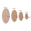 DIY Wooden Oval Slices for Creative Painting and Educational Crafts