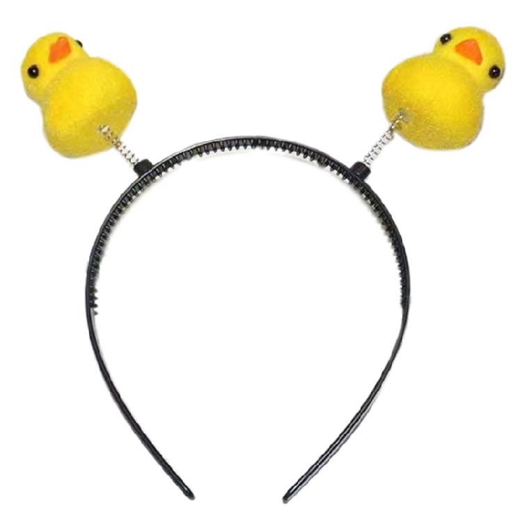 Желтая Утка Форма Повязка на Голову Милая Повязка на Голову для Умывания Лица Повязка на Голову для Хэллоуина