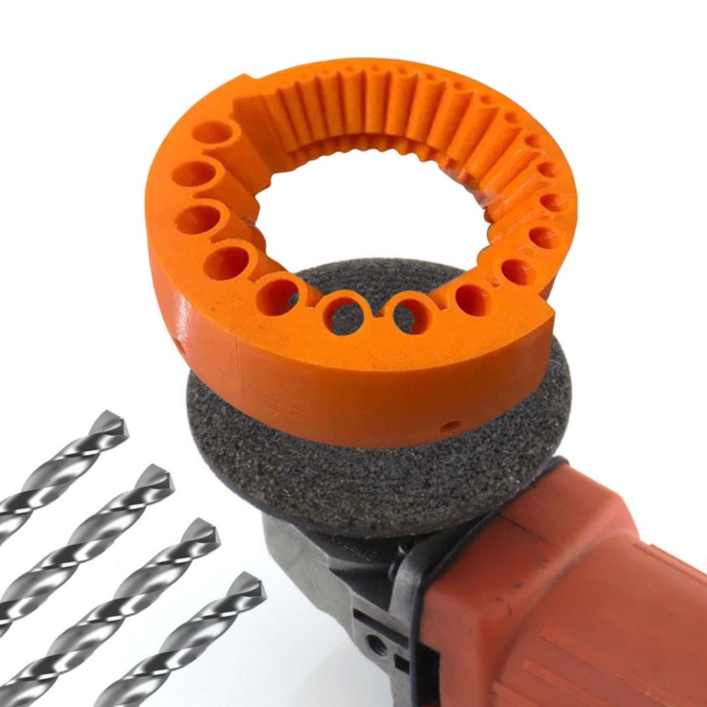 Drill Grinder Grinding Tool Power Drill Bit Grinding Attachment Multipurpose Universal Blade Angle Grinder for 2-13mm Drill Bits