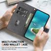 Handmade PU Leather Flip Case for Samsung A22 5G/A22s 5G (SM-A226B/A226L)- Anti-Slip Shockproof Cover with Wrist Strap & Heart/Rose Cat Designs