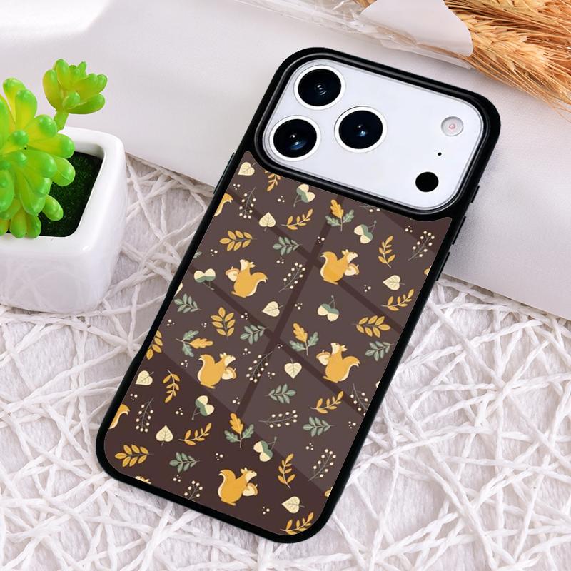 Funny Animal Squirrel Phone Case for iPhone 17 Air 16 15 11 12 14 13 Pro Max Shockproof Cover