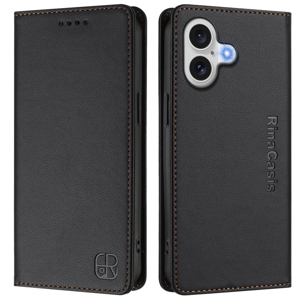 Magnetic Vintage Leather Case for Iphone 17 Pro Max 17 Pro 17 Plus 17 Air 17 16 Pro Max 16 Pro 16E 16 Flip Wallet Phone Cover