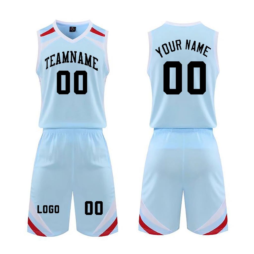 Set Maglia da Basket Personalizzata Due Pezzi Senza Maniche Uniforme Sportiva Numero Personalizzato Squadra Adulto Giovane Uomo Donna