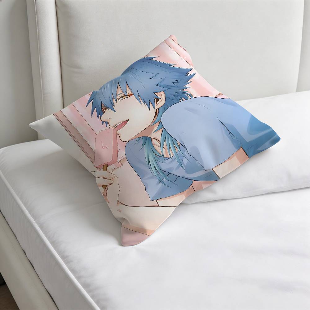 

Seragaki DDRAMAtical Murder Square Pillow Case Soft Decorative Throw Pillow Cover for Home Sofa Bed 30x30cm