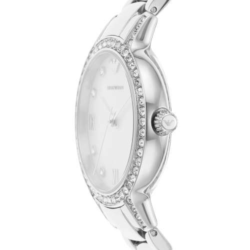 Emporio Armani Women's Silver Watch NA AR11484