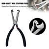 Electrical Disconnect Pliers with Ergonomic Handle Portable 60-Degree Bend Electrical Connector Disconnect Pliers Automotive Tools