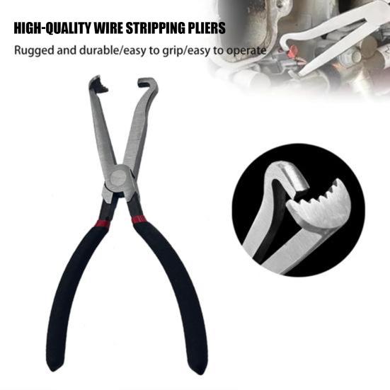 Electrical Disconnect Pliers with Ergonomic Handle Portable 60-Degree Bend Electrical Connector Disconnect Pliers Automotive Tools