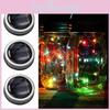 Solar Mason Jar Lid String Lights Waterproof Outdoor Battery Powered Decorative Fairy Lights