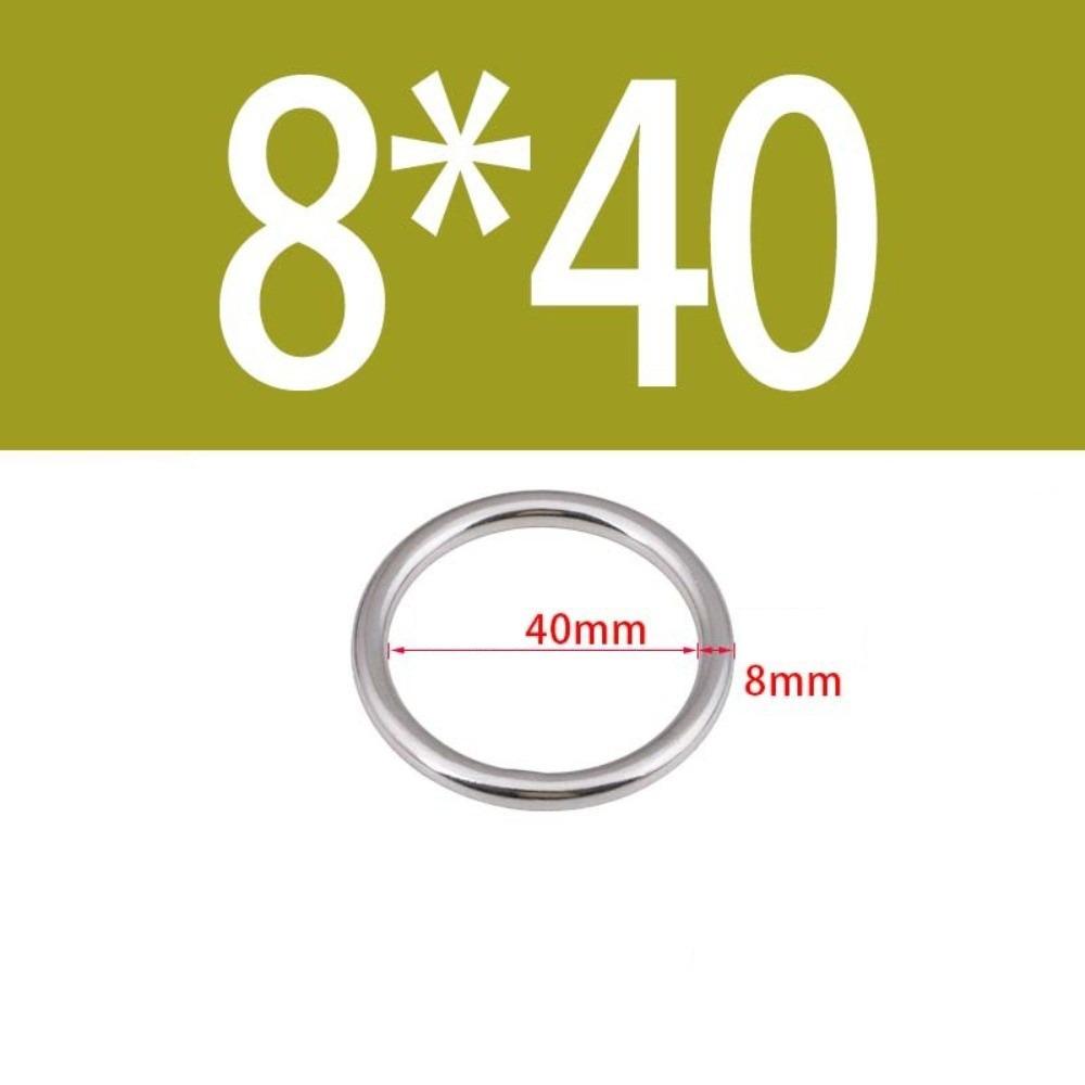 M4 M8 Yoga Hanging Rings Anti Corrosion O Rings Load Bearing Stainless Steel Rings Yoga Training