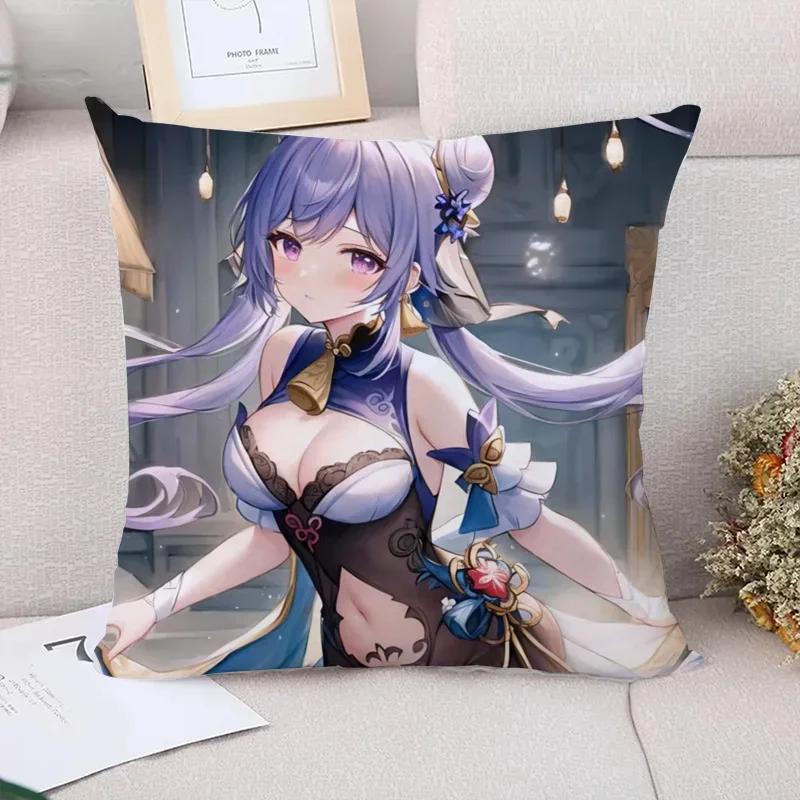 

Наволочки Genshin Impact Подушки для дивана Декоративные наволочки для подушек x Наволочка x Декор наволочки x 66x66cm красный