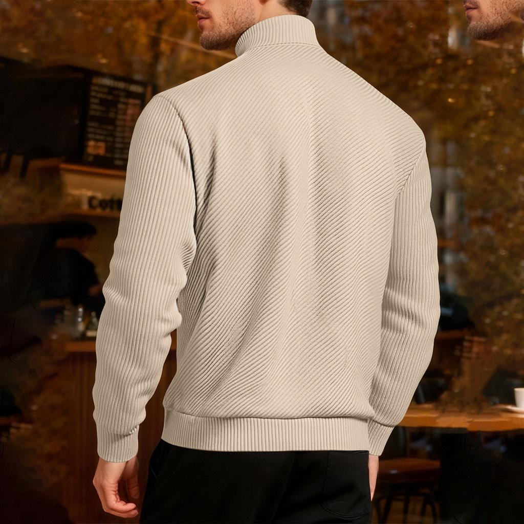 Men's Casual Oversized Hoodie With Turned-Up Collar