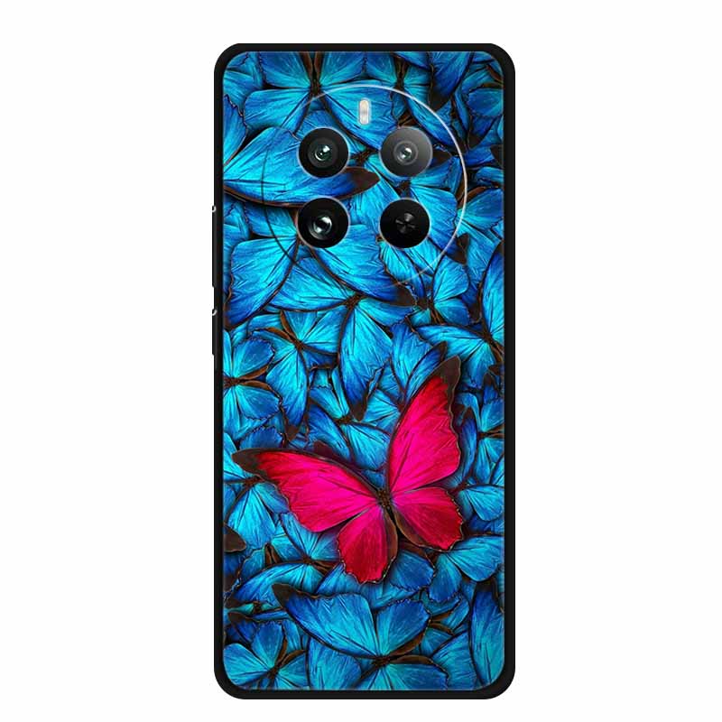 For OPPO Realme 12 4G Case TPU Animals Soft Silicone Back Cover Phone Cases For Realme12 4G Wolf Protective Original Cool Funda
