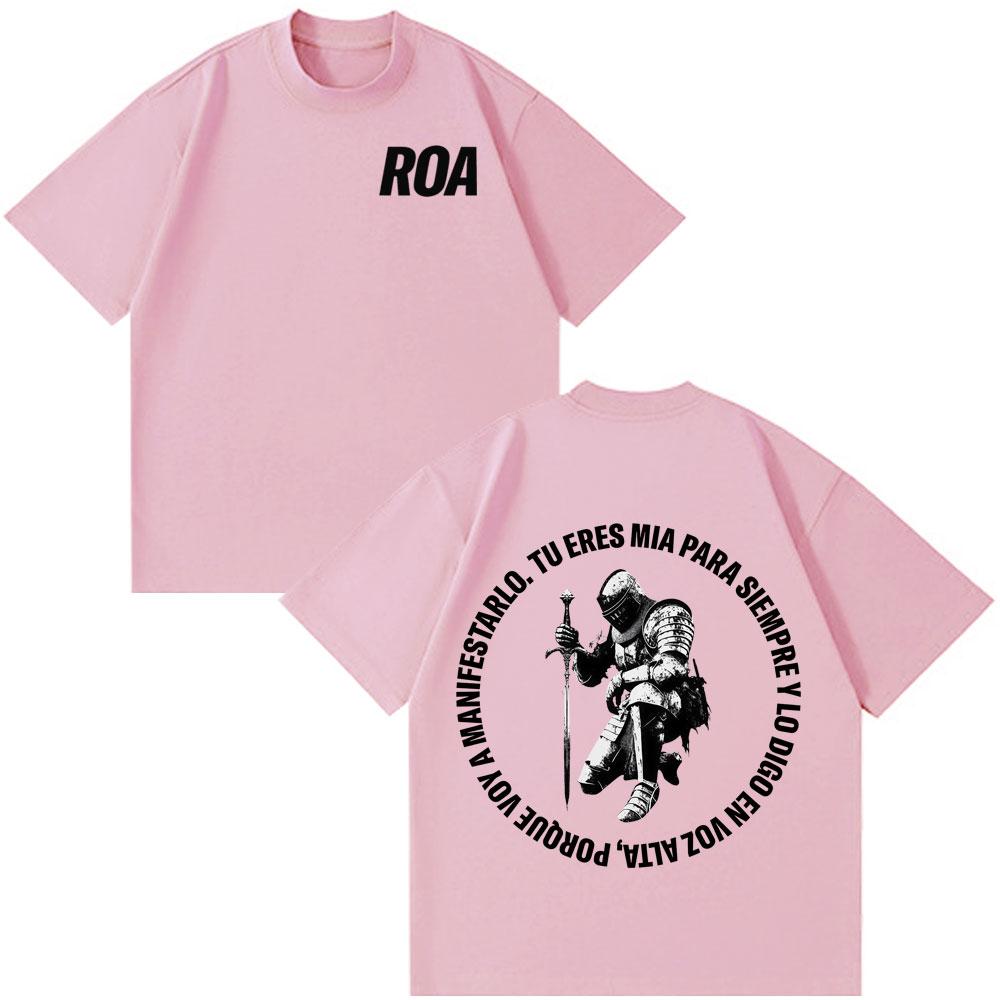 Rapper Roa Tour 2026 Fashion Print Tshirt Men Women Harajuku Vintage Tshirt Summer Cotton Casual Hiphop Punk Loose Tshirts