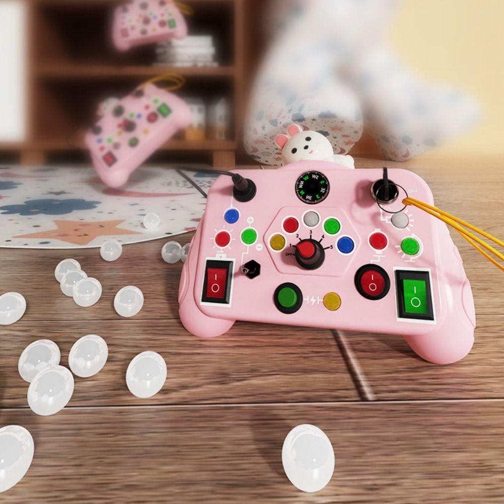with LED Light Baby Sensory Board Switch Toy  For Kids Preschool Learning