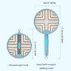 Foldable Electric Mosquito Killer 2 in 1 USB Rechargeable Mosquito Racket Insect Killer Safety Portable Fly Swatter Trap