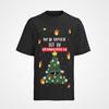 T-Shirt Bio Baumwolle Merry Xmas Weihnachten Funny Familien Spruch Feuer