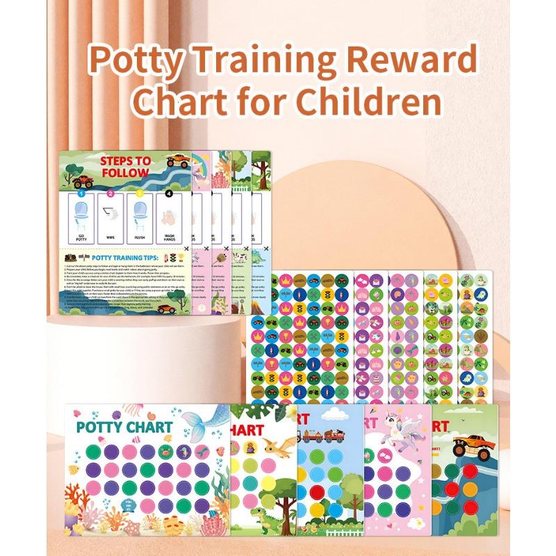 Kids Potty Training Reward Sticker Chart For Boys Girls Toilet Habit Cultivation