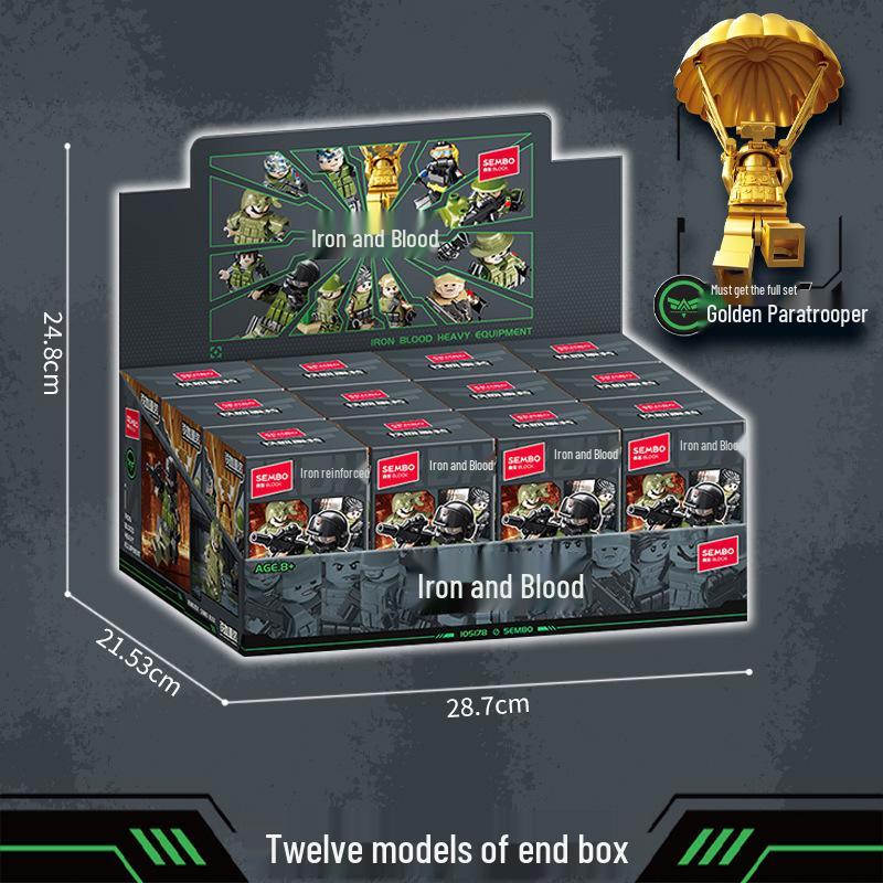 "Wo Ma C5000 SWAT Team Military Figure Toy - Special Forces Building Blocks for Kids"