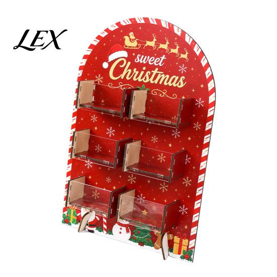Acrylic Dessert Organizer for Parties Christmas Tree Wooden Candy Display Stand, Drawer Stand Party Table, Holiday Treat Holder, Festive Home