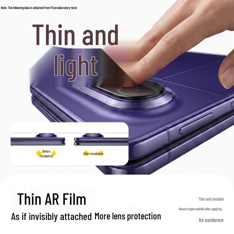 Pisen AR Enhanced Tempered Glass Lens Protector for Huawei Pura X Max