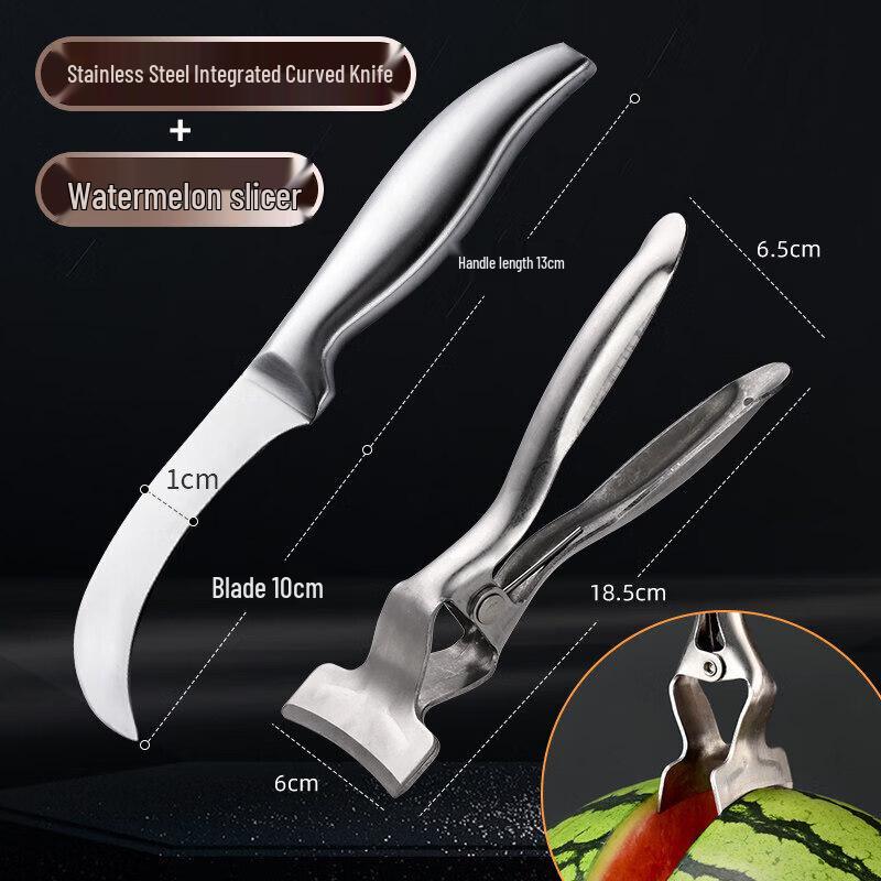 304 Stainless Steel Watermelon Slicer & Splitter