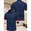 Solid Color Men's Short Sleeve Summer Fashionable 3D Digital Comfortable Quick Drying Casual Polo Shirts with Printing
